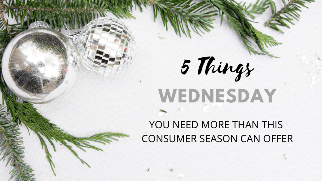 5 things you need more than this consumer season can&nbsp;offer